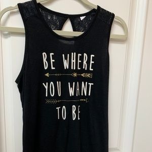 Be Where You Want To Be Tank